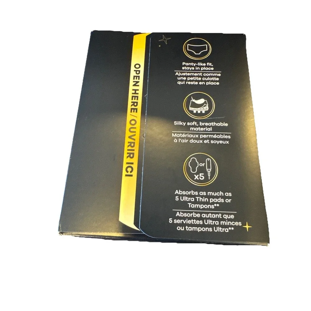 2 Packs Always ZZZ Overnight Disposable Period Underwear XL/2XL 18-26 7ct - Picture 2 of 2